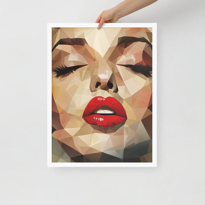 Abstract Portrait Framed Poster