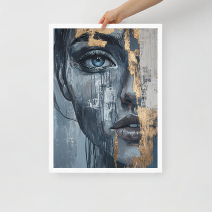 Abstract Portrait Framed Poster