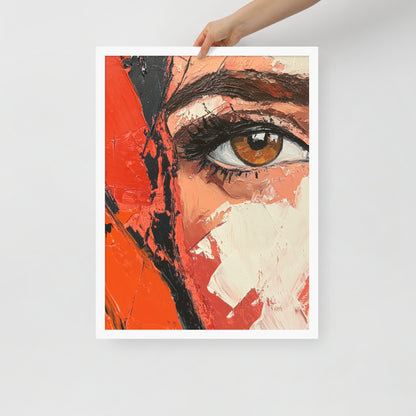 Abstract Portrait Framed Poster