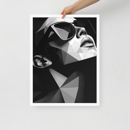 Abstract Portrait Framed Poster