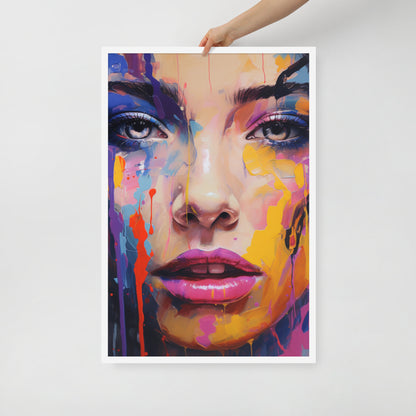 Abstract Portrait Framed Poster