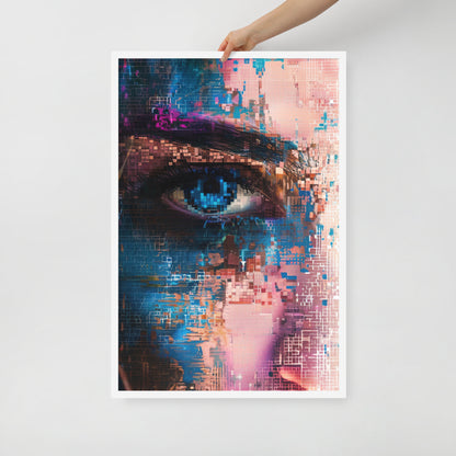 Abstract Portrait Framed Poster