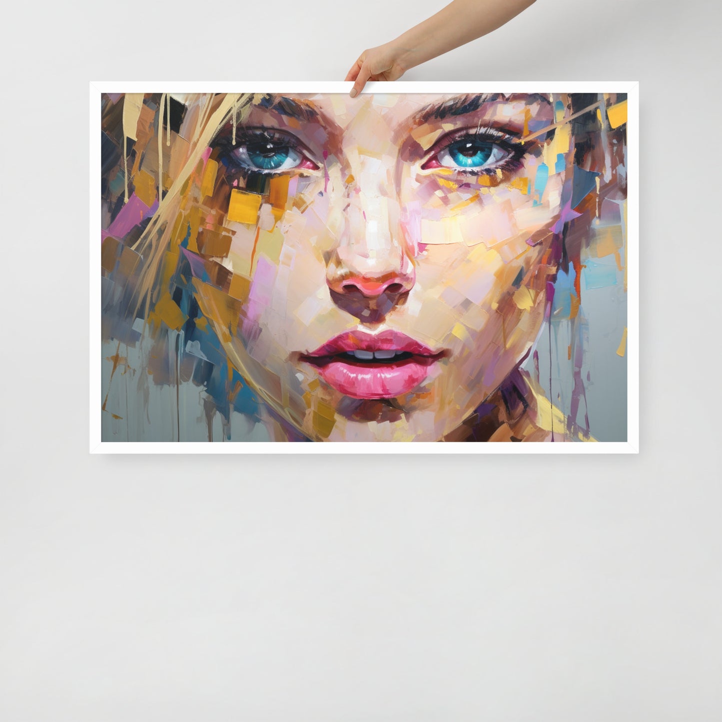 Abstract Portrait Framed Poster