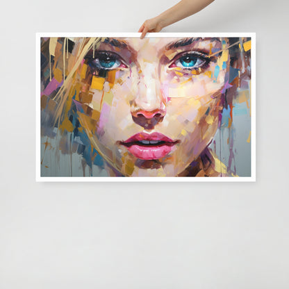 Abstract Portrait Framed Poster