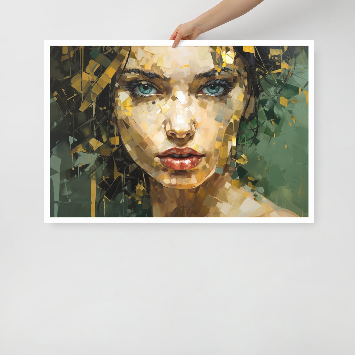 Abstract Portrait Framed Poster