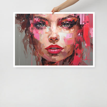 Abstract Portrait Framed Poster