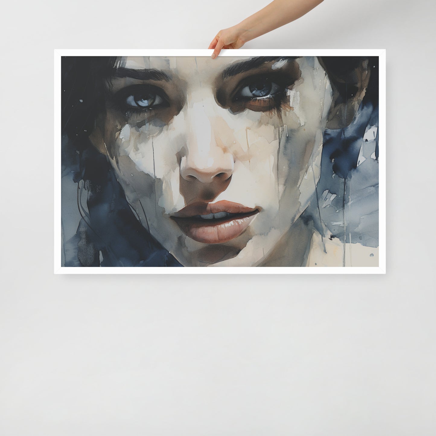 Abstract Portrait Framed Poster