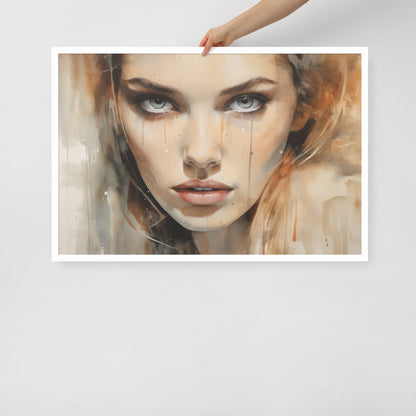 Abstract Portrait Framed Poster