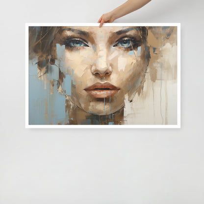 Abstract Portrait Framed Poster