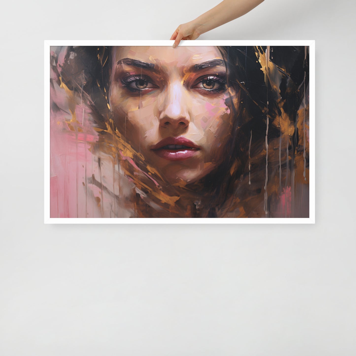 Abstract Portrait Framed Poster