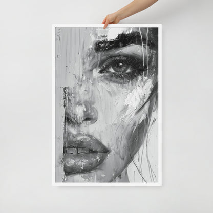 Abstract Portrait Framed Poster