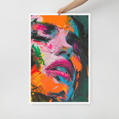 Abstract Portrait Framed Poster