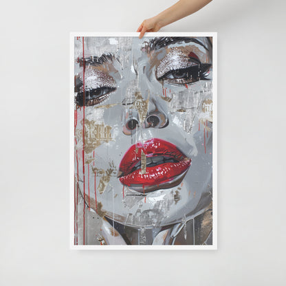 Abstract Portrait Framed Poster