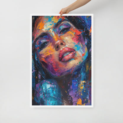 Abstract Portrait Framed Poster