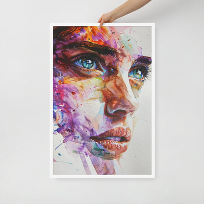 Abstract Portrait Framed Poster