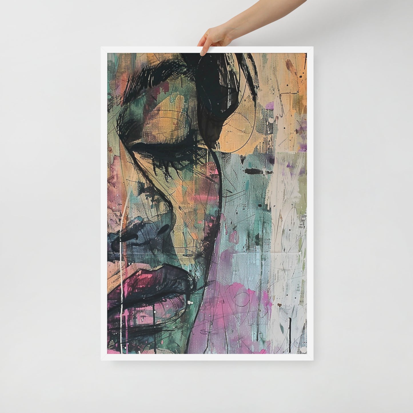 Abstract Portrait Framed Poster