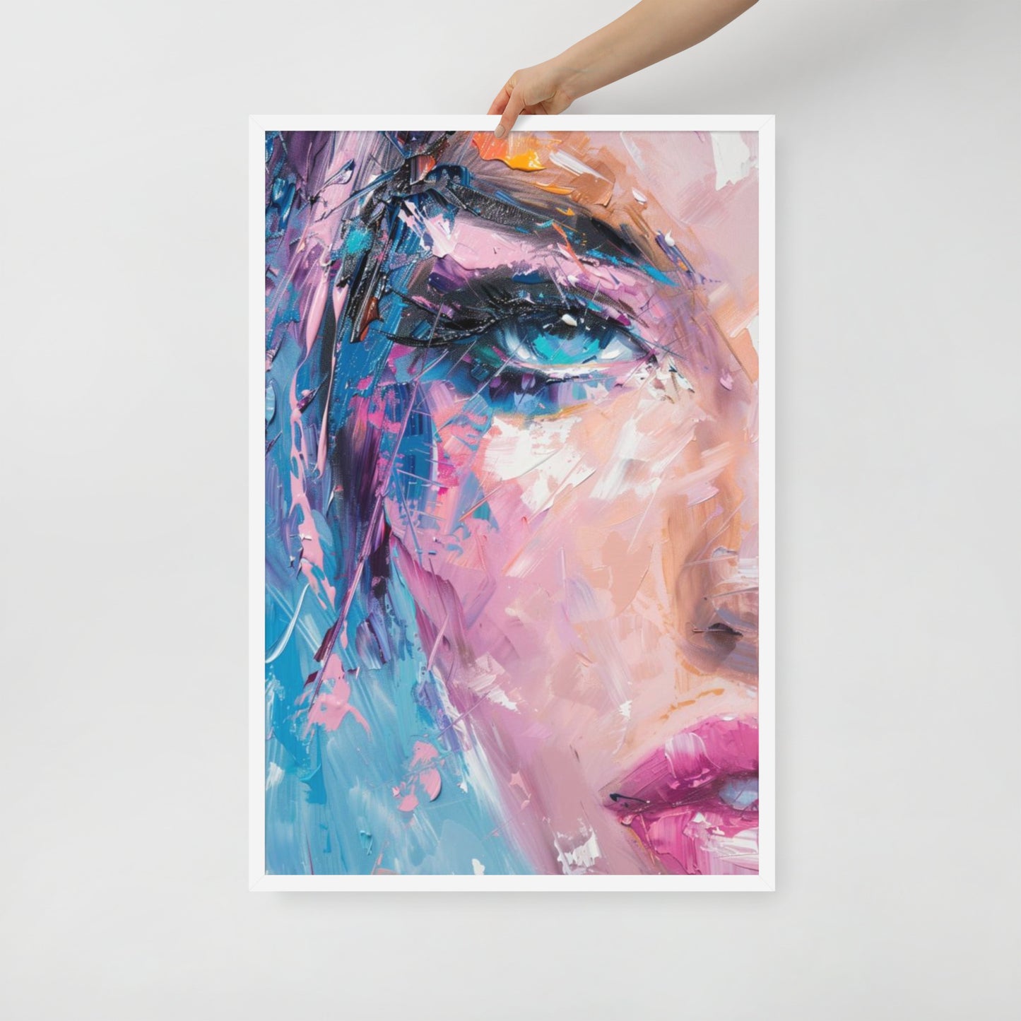 Abstract Portrait Framed Poster