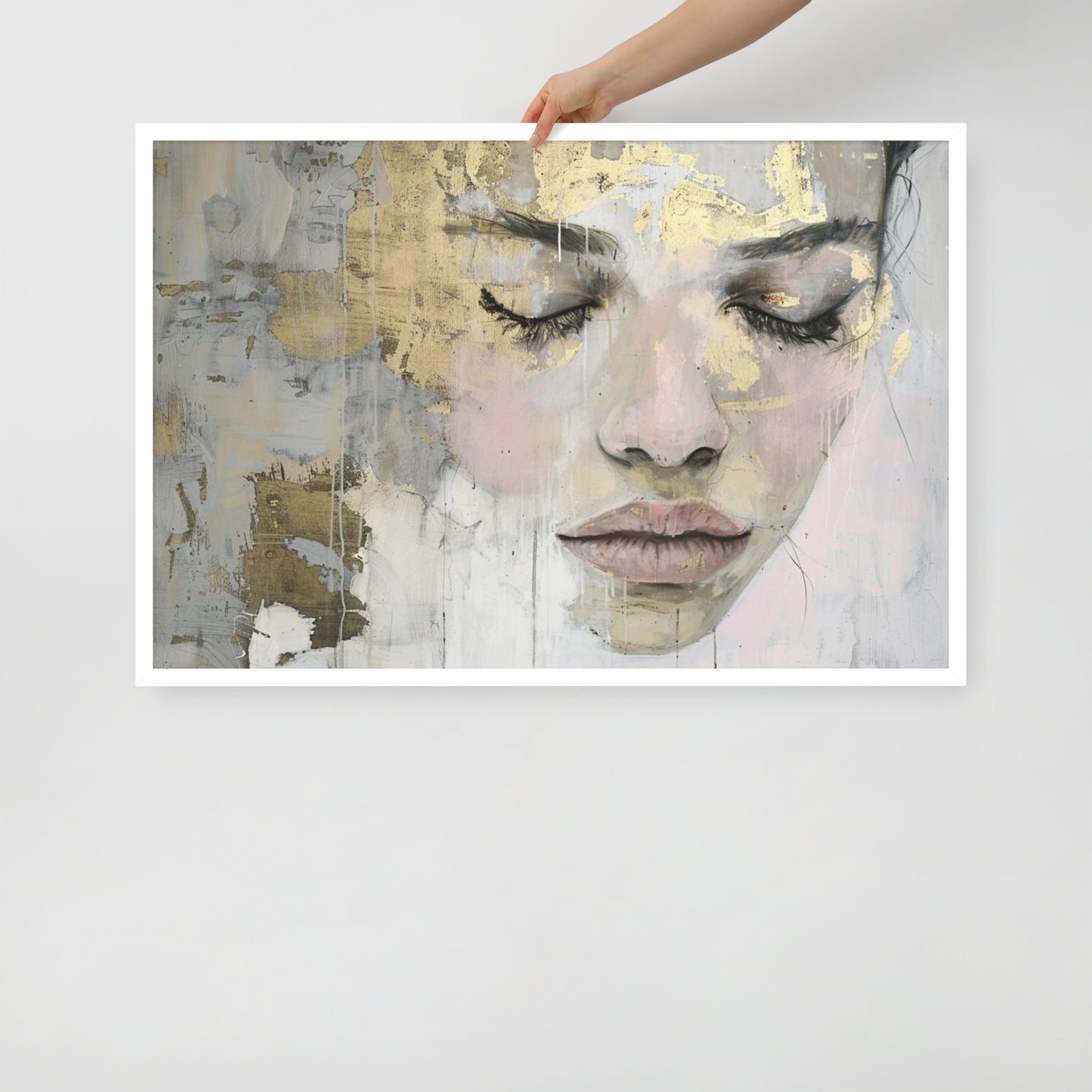 Abstract Portrait Framed Poster