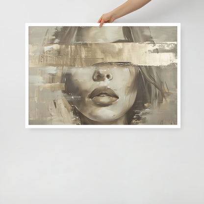 Abstract Portrait Framed Poster