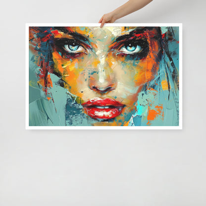 Abstract Portrait Framed Poster