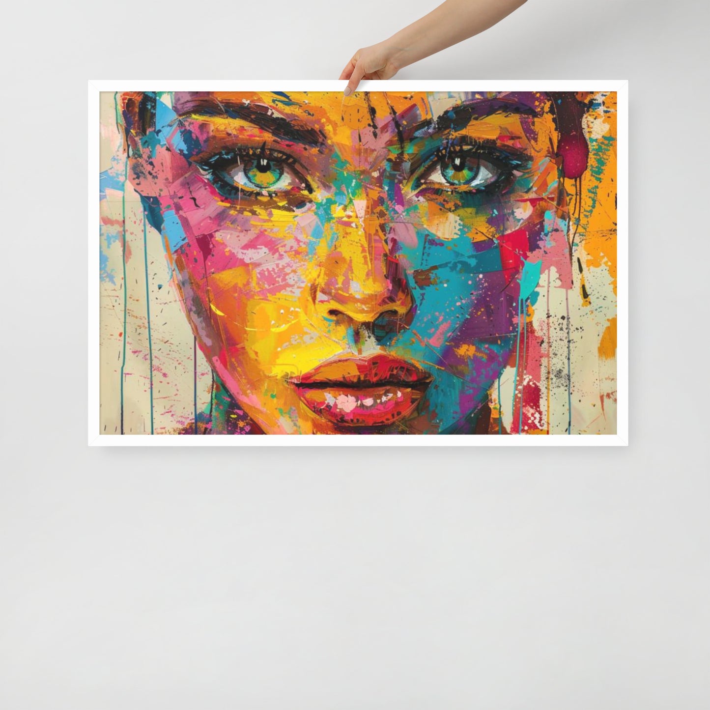 Abstract Portrait Framed Poster