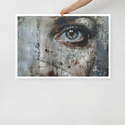 Abstract Portrait Framed Poster