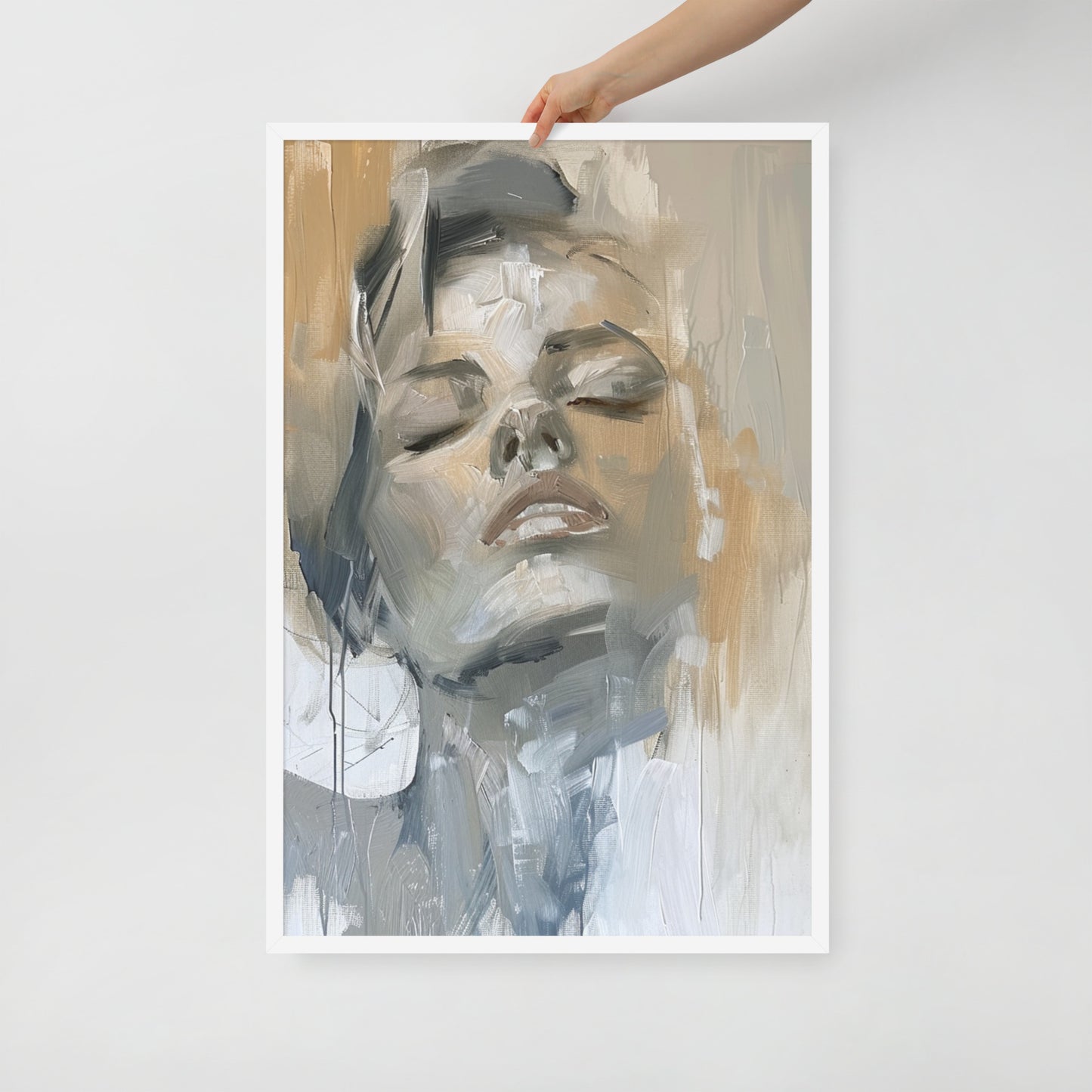 Abstract Portrait Framed Poster