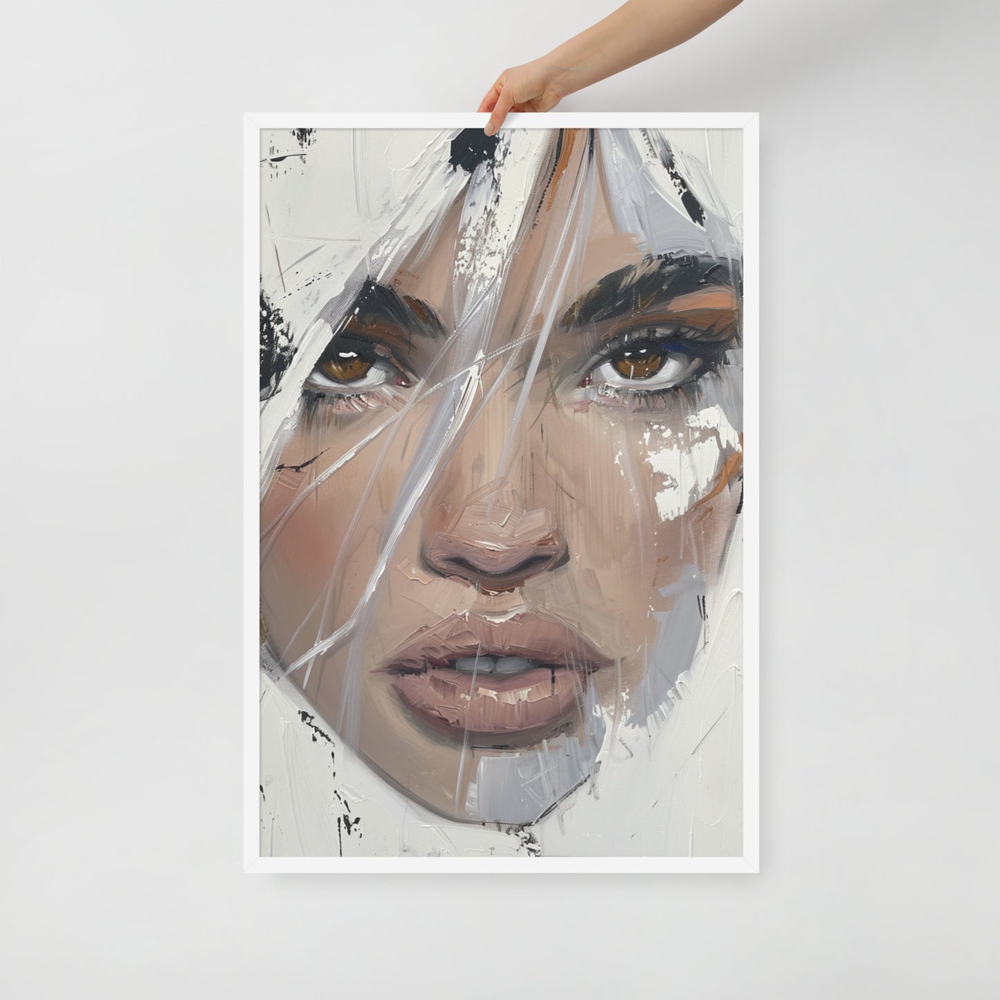 Abstract Portrait Framed Poster