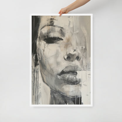 Abstract Portrait Framed Poster