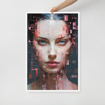 Abstract Portrait Framed Poster