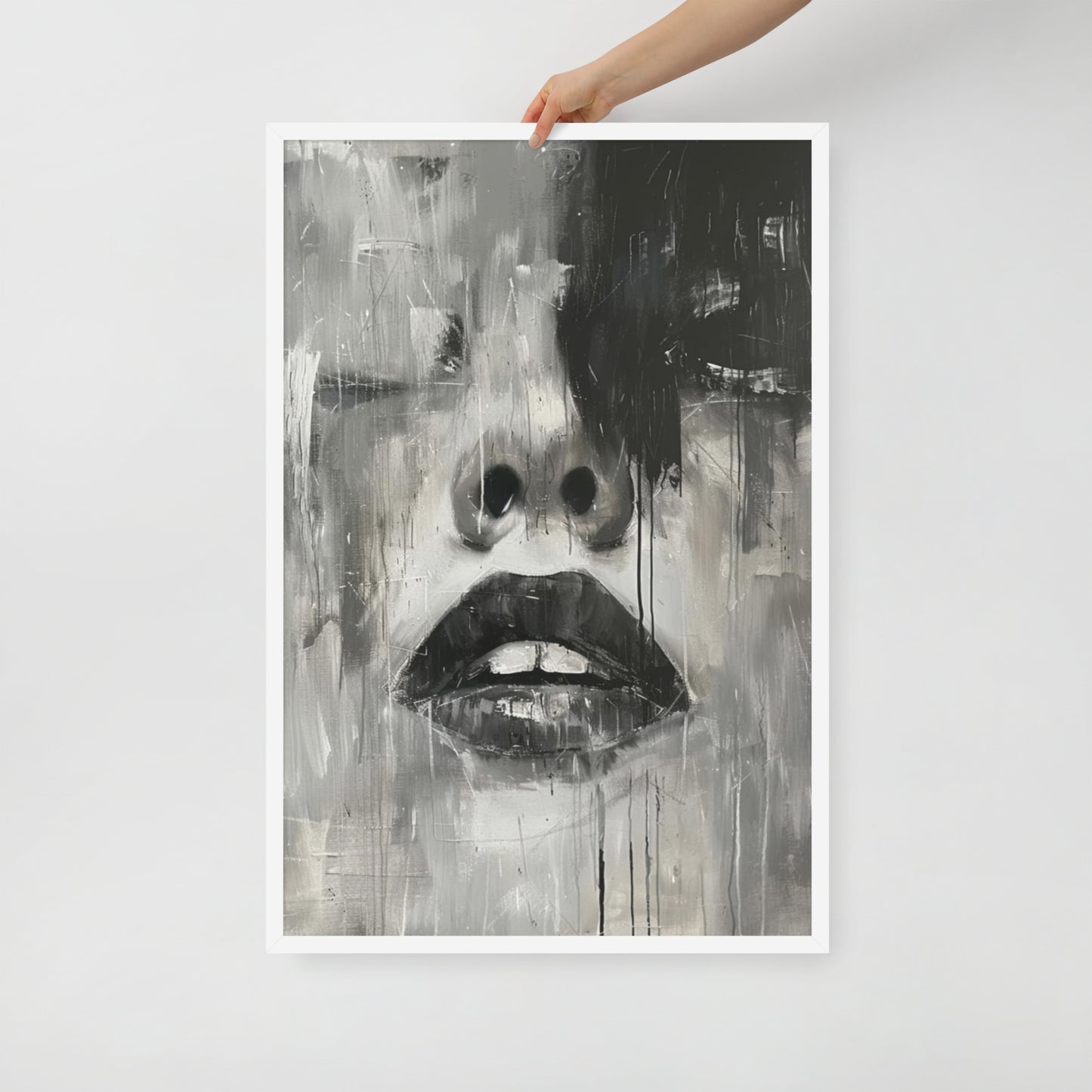 Abstract Portrait Framed Poster