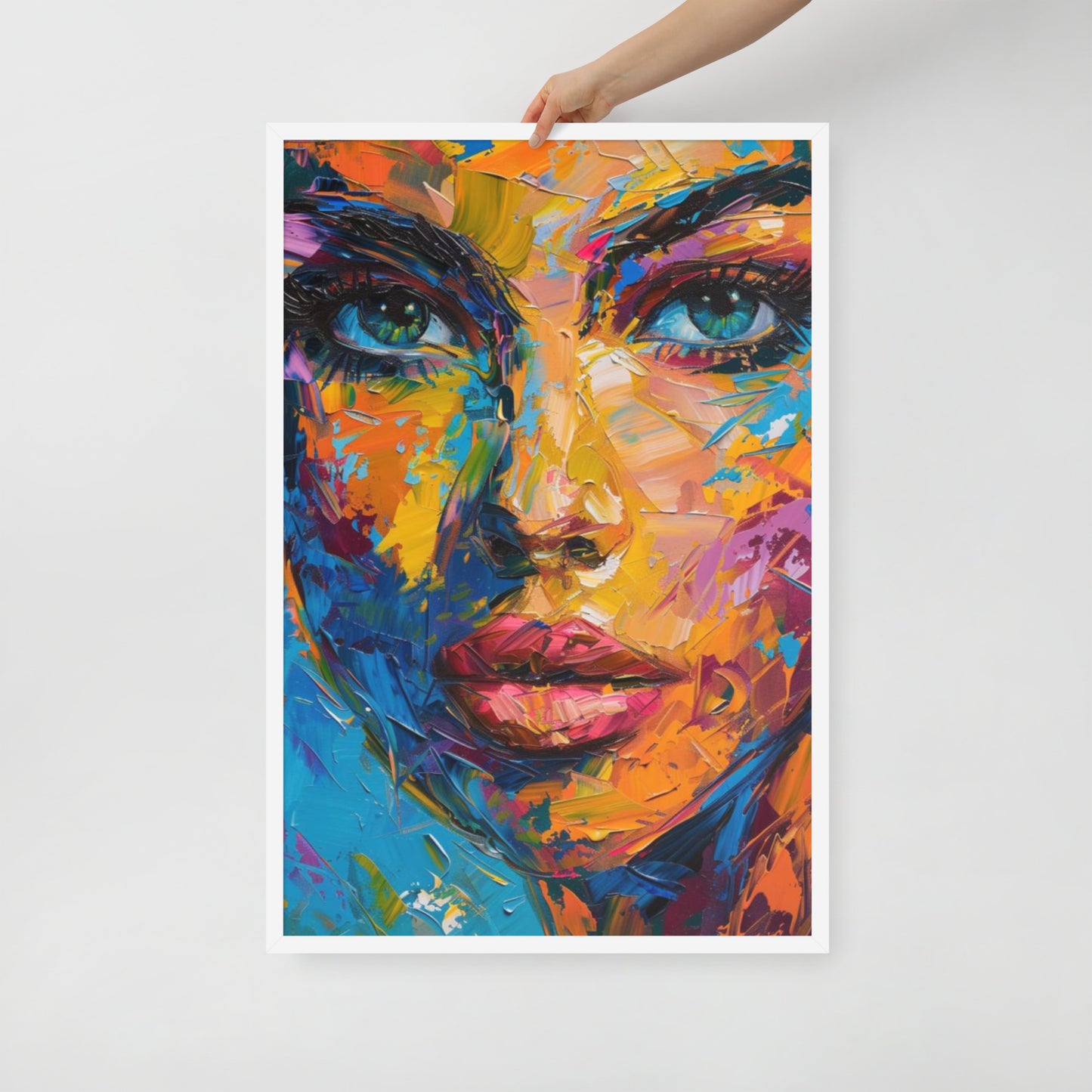 Abstract Portrait Framed Poster