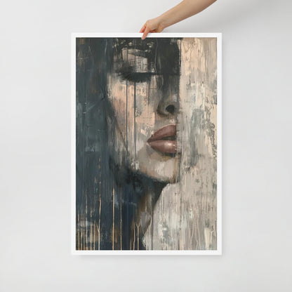 Abstract Portrait Framed Poster