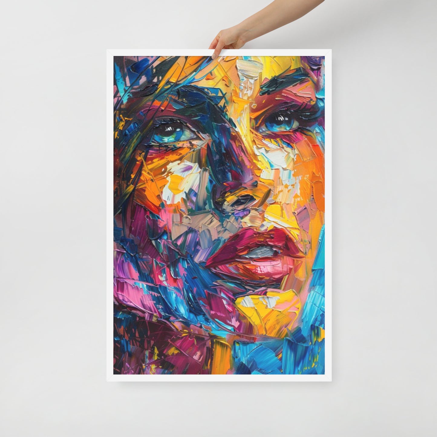 Abstract Portrait Framed Poster