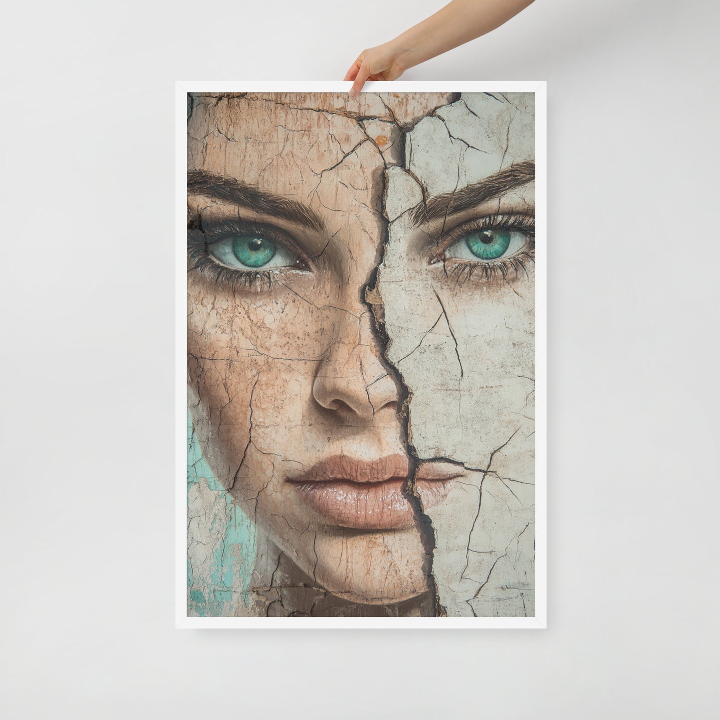 Abstract Portrait Framed Poster