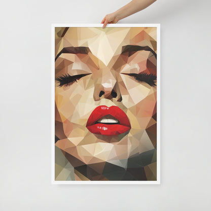 Abstract Portrait Framed Poster