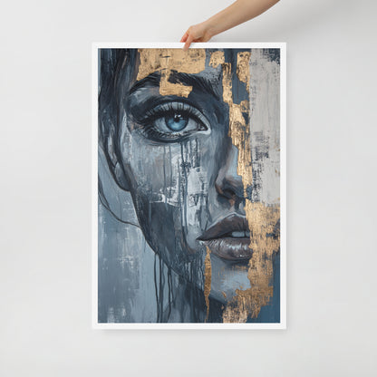 Abstract Portrait Framed Poster