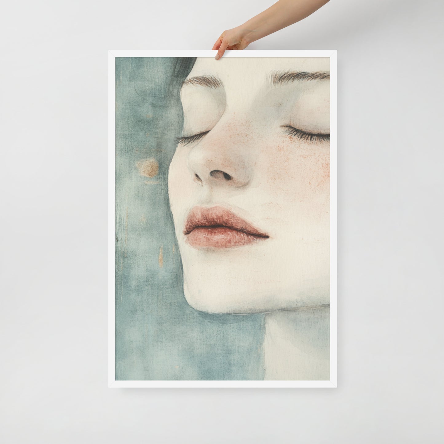 Abstract Portrait Framed Poster