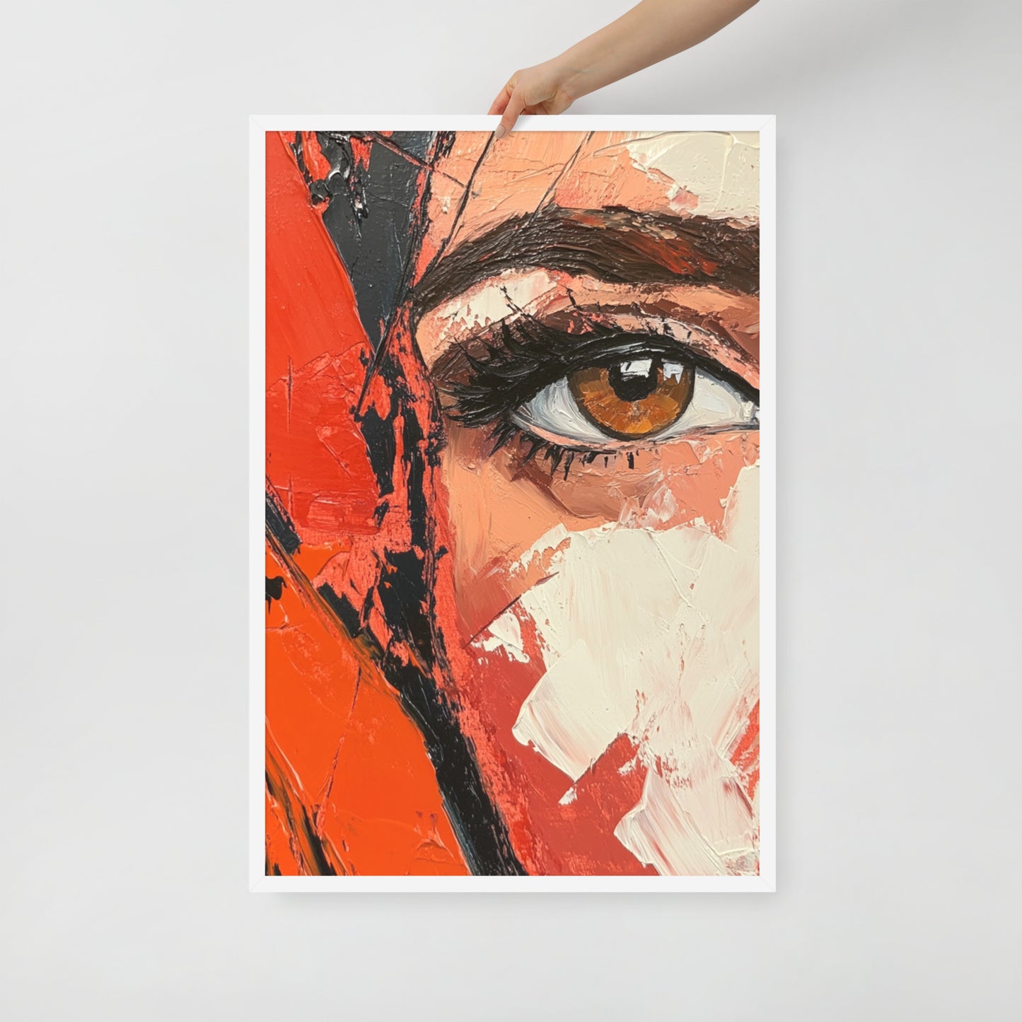 Abstract Portrait Framed Poster