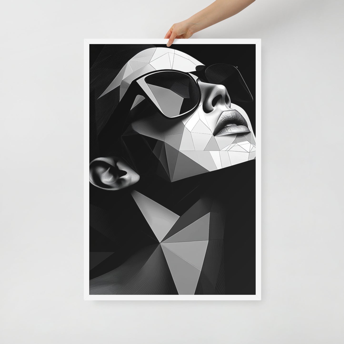 Abstract Portrait Framed Poster