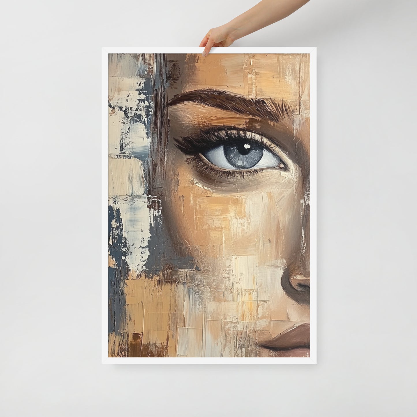 Abstract Portrait Framed Poster