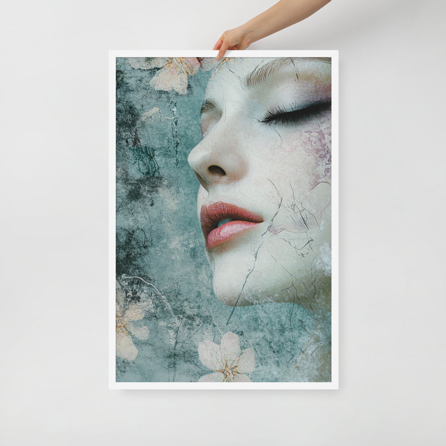 Abstract Portrait Framed Poster