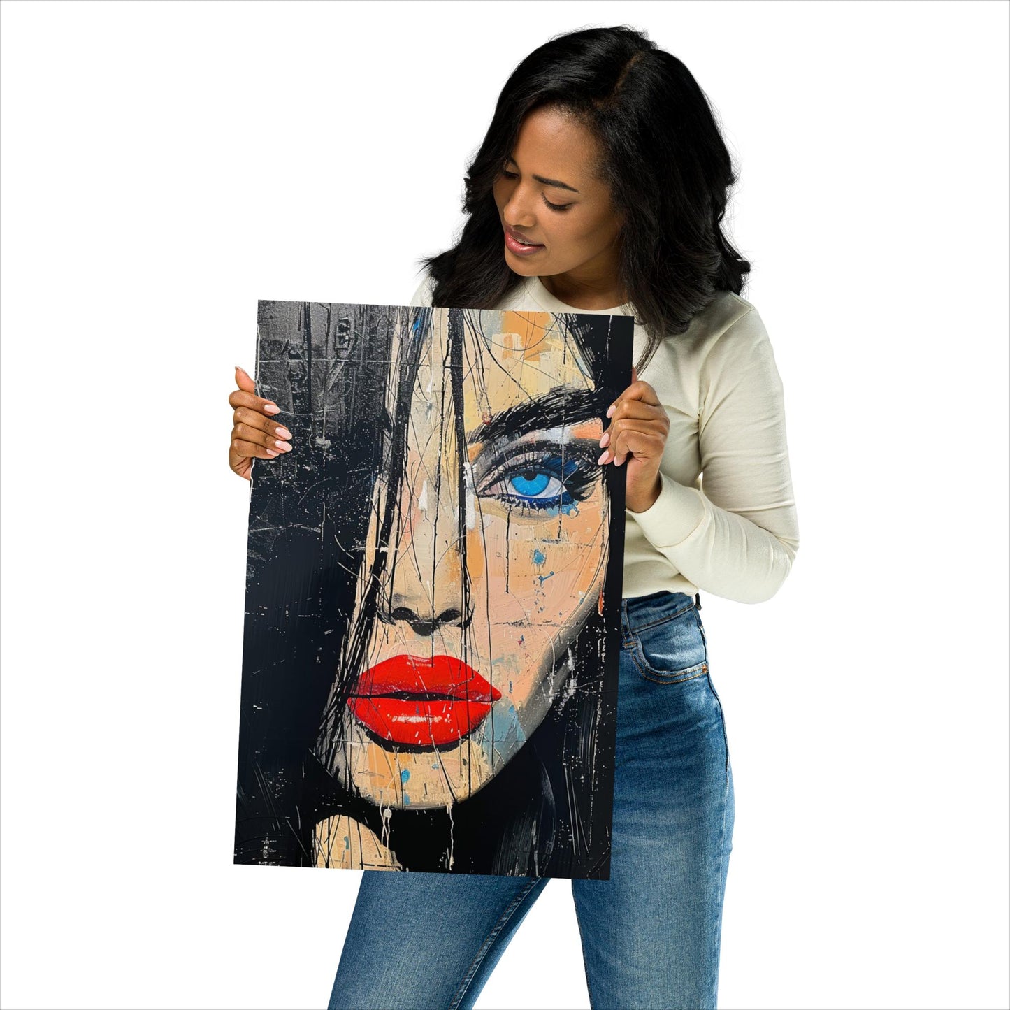 Abstract Portrait Poster