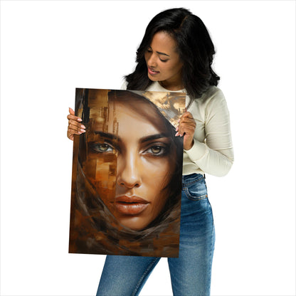 Abstract Portrait Poster