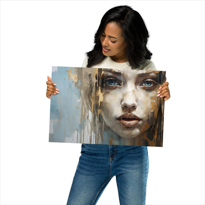 Abstract Portrait Poster