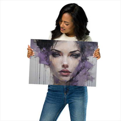 Abstract Portrait Poster