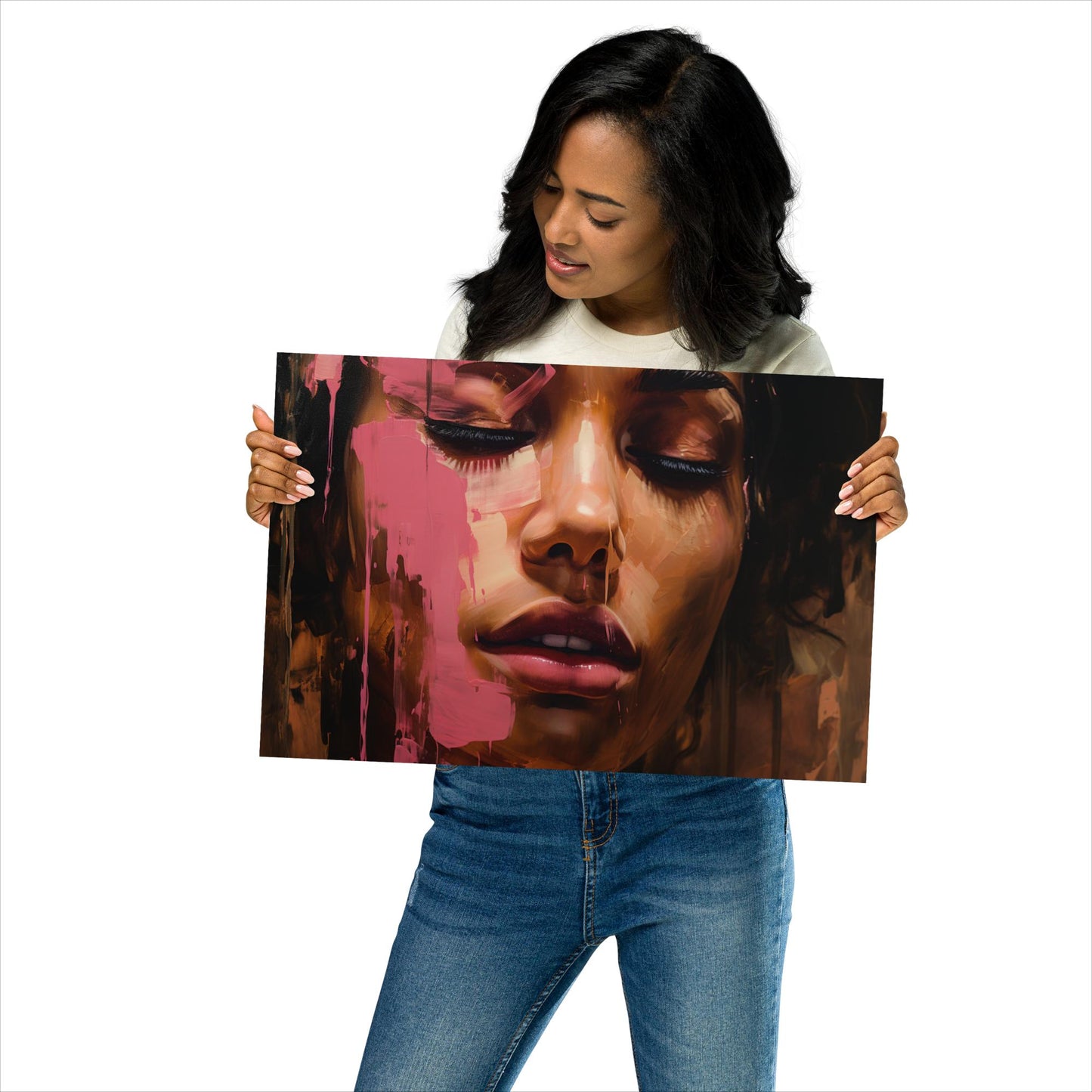 Abstract Portrait Poster