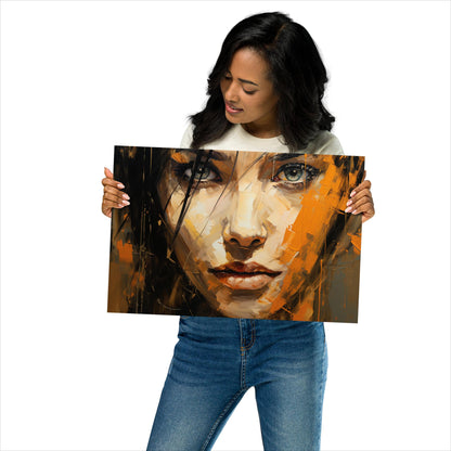 Abstract Portrait Poster