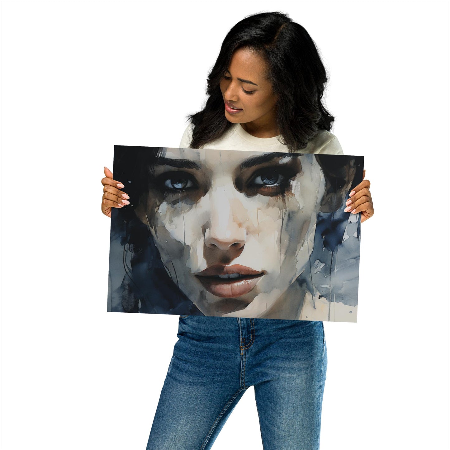 Abstract Portrait Poster