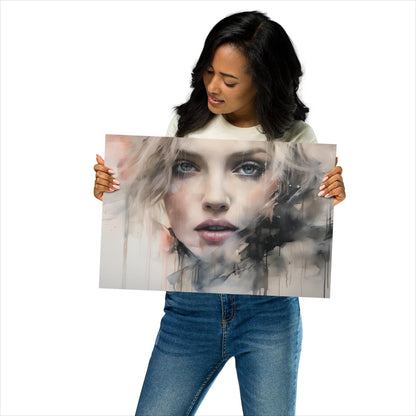 Abstract Portrait Poster